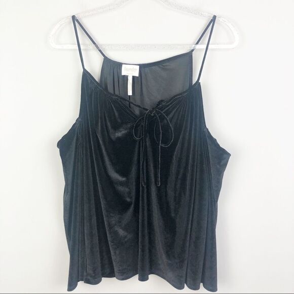 LAUNDRY BY SHELLI SEGAL | Black Velvet Peasant Top - Picture 3 of 11